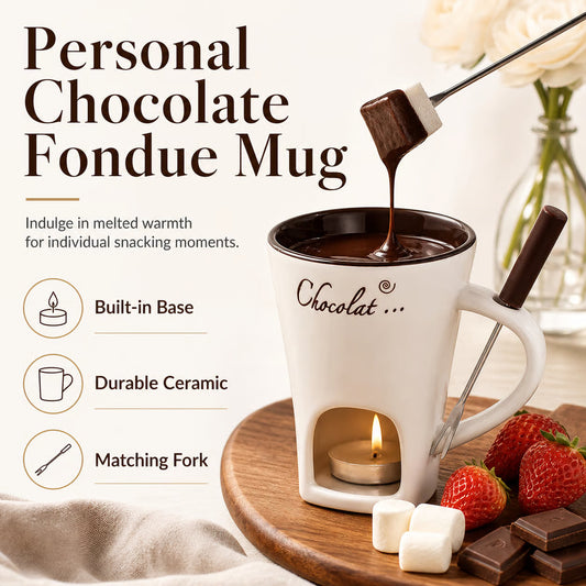 MysFondue™ – Mysig fonduekopp för choklad, ost & dip