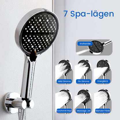 DuschKraft™ – Högtrycksdusch med Flera Strållägen