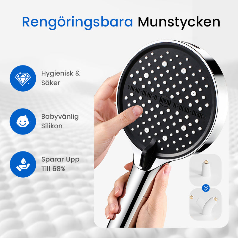 DuschKraft™ – Högtrycksdusch med Flera Strållägen