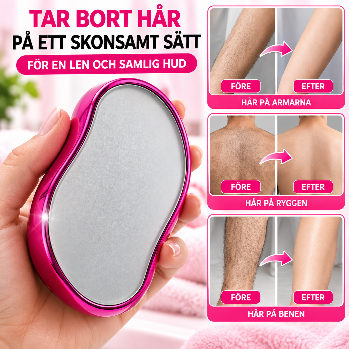 SilkesLen™ – Smidig Hårborttagning För Silkeslen Hud
