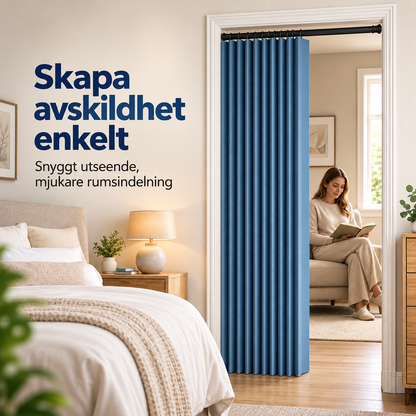 DörrRo™ - Magnetiskt vikdraperi med enkel montering utan borrning