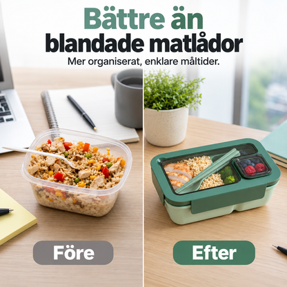 MatBox™ - Portionsindelad matlåda för mikrovågsugn