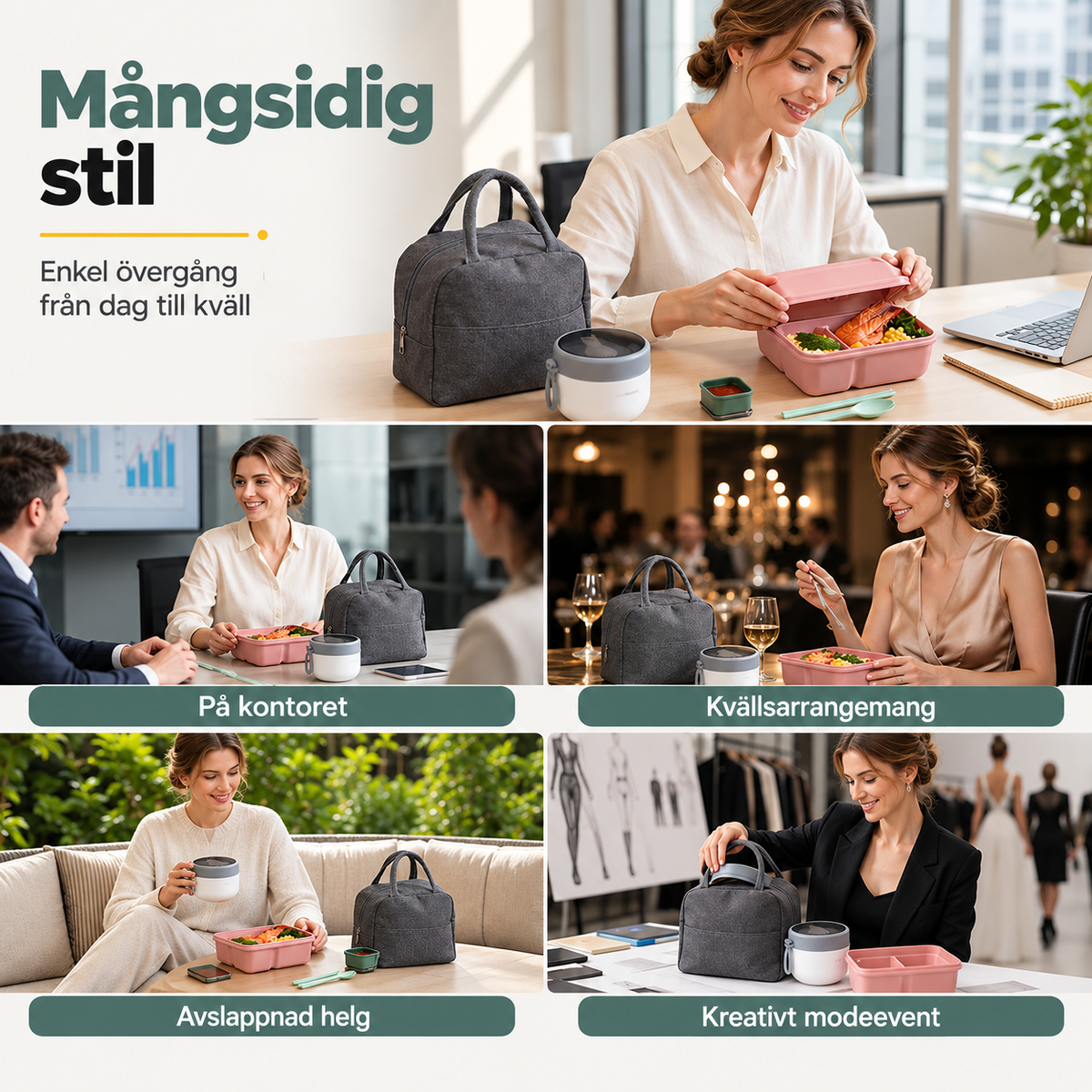 MatBox™ - Portionsindelad matlåda för mikrovågsugn