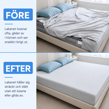 LakanLås™ -  Lakanhållare som håller lakanet sträckt och på plats