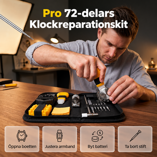 KlockFix™ – Komplett Reparationssats för Klockor
