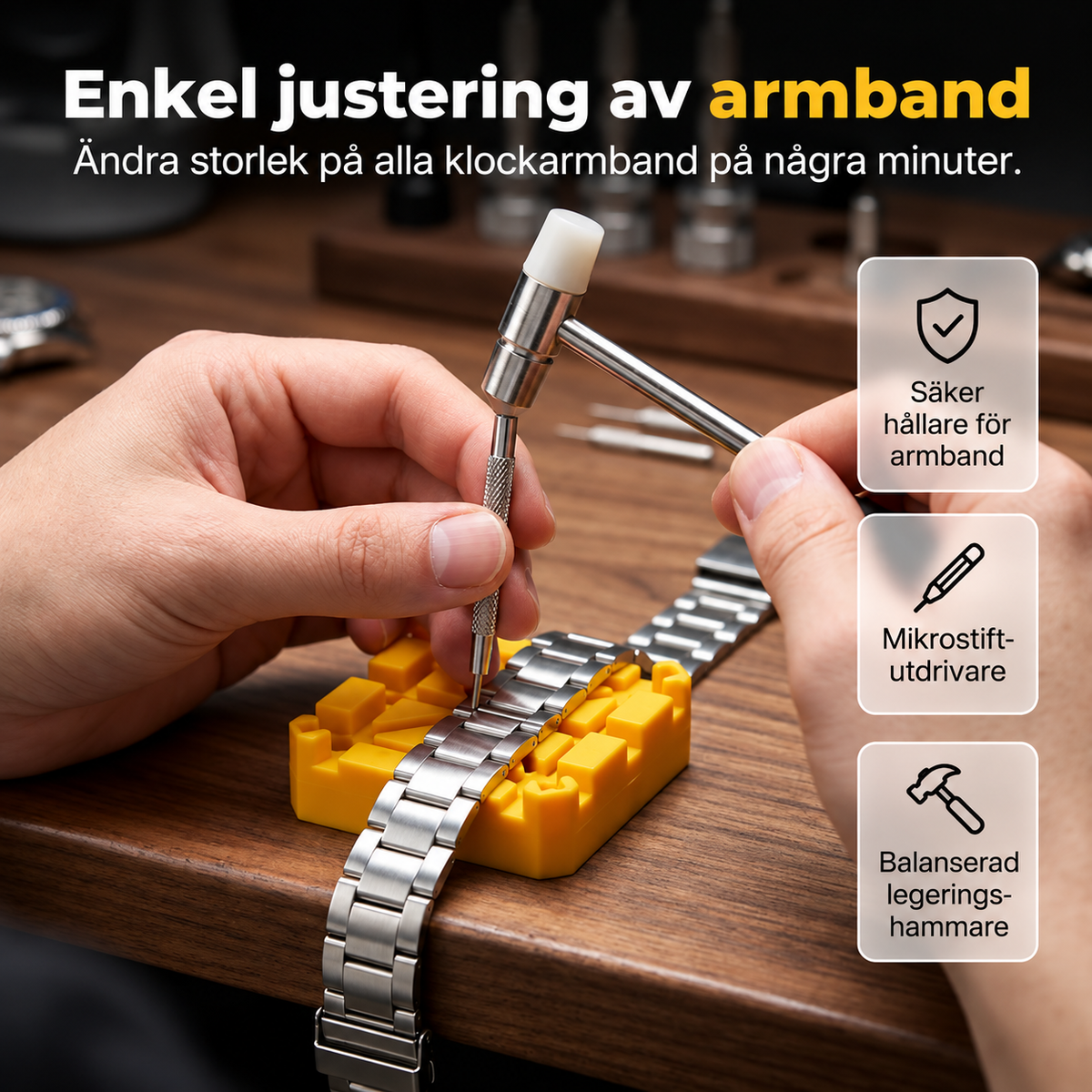 KlockFix™ – Komplett Reparationssats för Klockor
