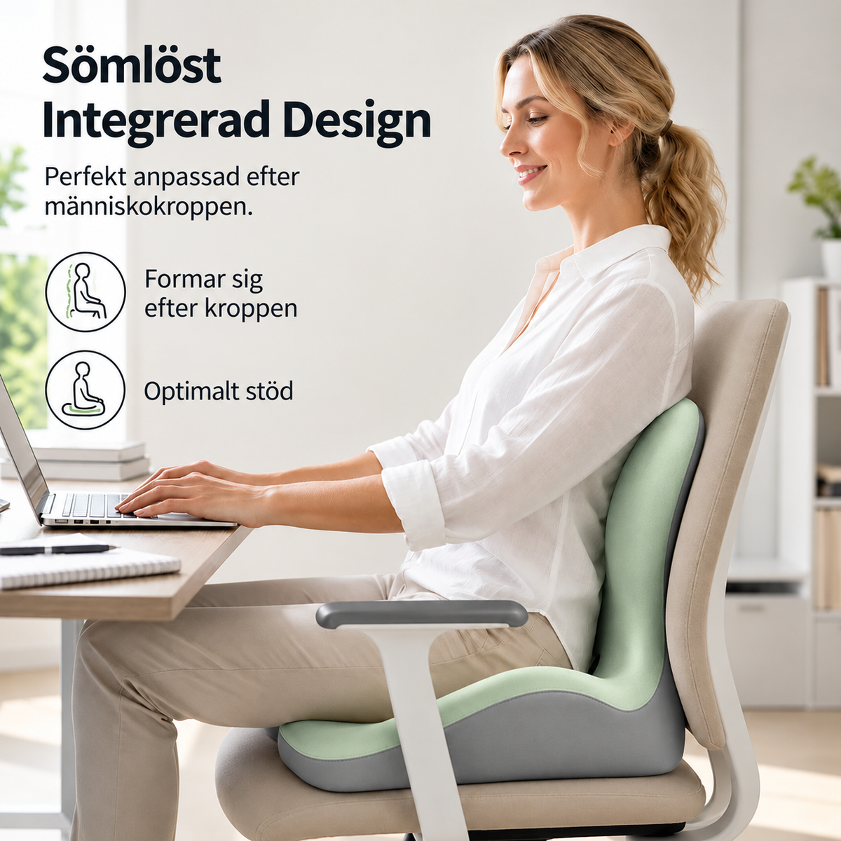 ErgoSitt™ -  Bekvämare sittande varje dag