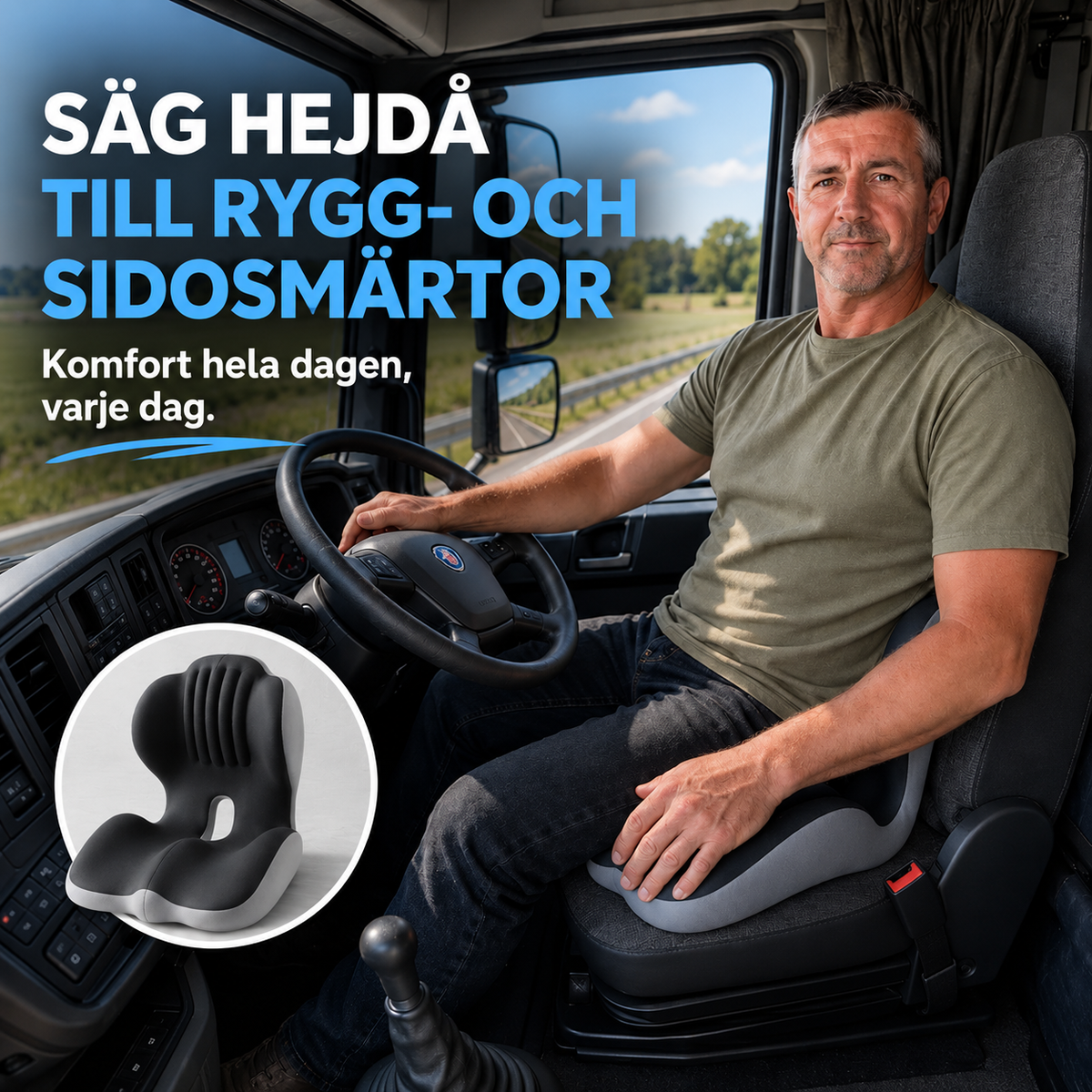 ErgoSitt™ -  Bekvämare sittande varje dag