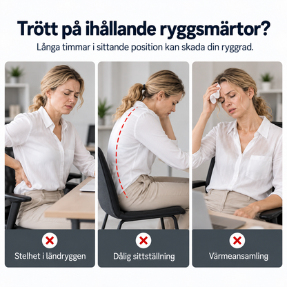 ErgoSitt™ -  Bekvämare sittande varje dag