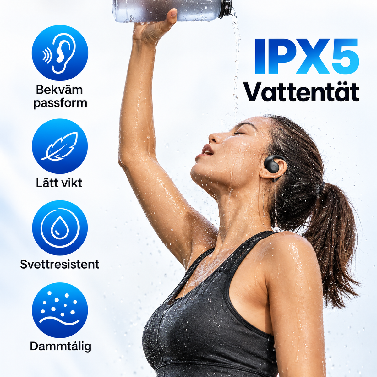 TolkPro™ - Bekväma open-ear-hörlurar med smart översättning i realtid