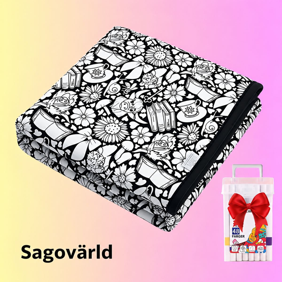 FärgDröm™ - Färglägg din egen filt & kryp ner och mys