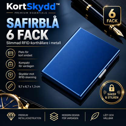 KortSkydd™ - RFID-skyddande kortfodral i metall