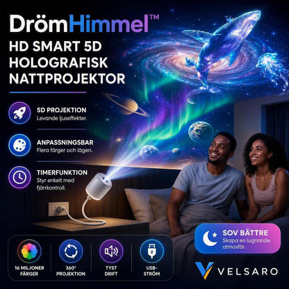 DrömHimmel™ - Skapa en magisk 5D-upplevelse på sekunder!
